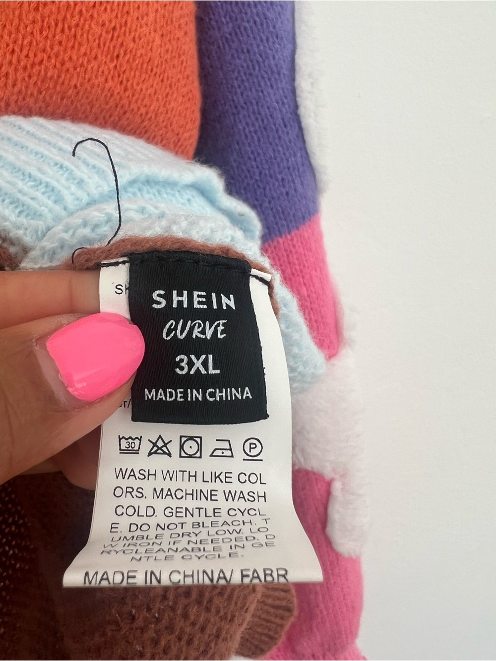 Colorful Color Block Cloud Sweater - Picture 4 of 7